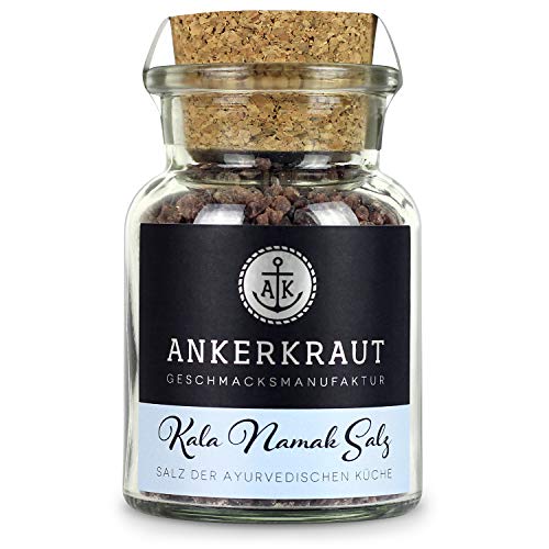 Ankerkraut Kala Namak Salz, Schwarzsalz, Schwefelsalz, 150g im Korkenglas von Ankerkraut