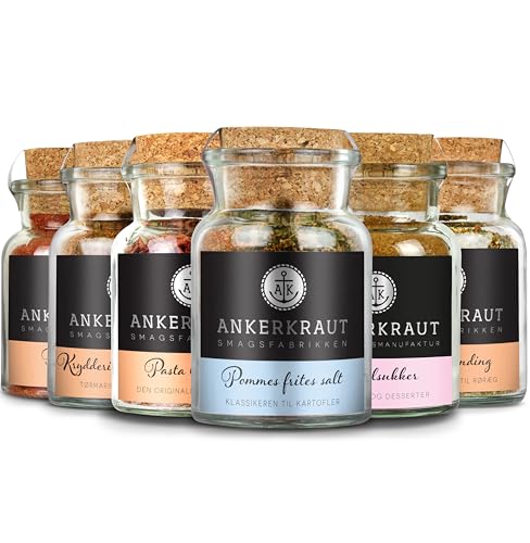 Ankerkraut Kids' Choice, 6 lækre krydderier der alle indeholder det, børn kan lide at spise, børns favoritter Ankerkraut Kids' Choice, 6 lækre krydderier der alle indeholder det, børn kan lide at spise, børns favoritter von Ankerkraut