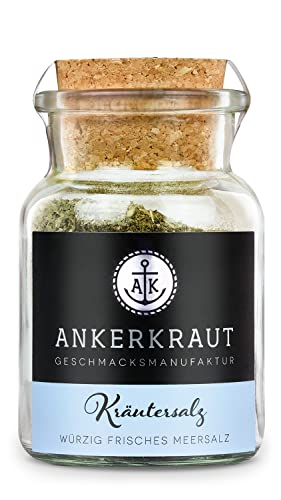 Ankerkraut Kräutersalz, klassiches Salz mit Kräuter, wie Oregano, Basilikum und Petersilie, 100 g im Korkenglas Ankerkraut Kräutersalz, klassiches Salz mit Kräuter, wie Oregano, Basilikum und Petersilie, 100 g im Korkenglas von Ankerkraut