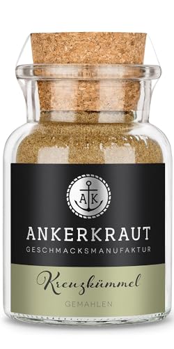 Ankerkraut Kreuzkümmel gemahlen, Würziges Aroma für authentische Gerichte aus der internationalen Küche, 75 g im Korkenglas Ankerkraut Kreuzkümmel gemahlen, Würziges Aroma für authentische Gerichte aus der internationalen Küche, 75 g im Korkenglas von Ankerkraut