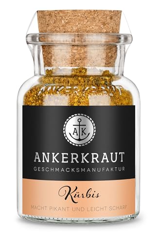 Ankerkraut Kürbis, zum kochen von Kürbissuppe und Kürbisgerichten, Mischung würzender Zutaten für Kürbis, 95 g im Korkenglas Ankerkraut Kürbis, zum kochen von Kürbissuppe und Kürbisgerichten, Mischung würzender Zutaten für Kürbis, 95 g im Korkenglas von Ankerkraut