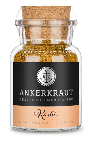 Ankerkraut Kürbisgewürz, zum kochen von Kürbissuppe und Kürbisgerichten, 95g im Korkenglas von Ankerkraut