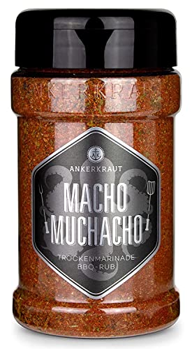 Ankerkraut Macho Muchacho, BBQ Rub für texanische und mexikanische Küche, 200g im Streuer von Ankerkraut