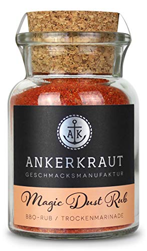 Ankerkraut Magic Dust, BBQ-Rub, Marinade für Fleisch, Gewürzmischung zum Grillen, 100g Korkenglas von Ankerkraut