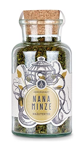 Ankerkraut Nana Minze Kräutertee, loser Kräutertee, 35g im Korkenglas von Ankerkraut