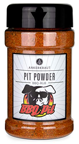 Ankerkraut Pit Powder, BBQ Rub Gewürzmischung von BBQ-Pit, zum Grillen von Steaks und Burgern, 210g im Streuer Ankerkraut Pit Powder, BBQ Rub Gewürzmischung von BBQ-Pit, zum Grillen von Steaks und Burgern, 210g im Streuer von Ankerkraut