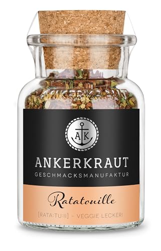 Ankerkraut Ratatouille, Gewürzzubereitung, Würz-Mischung mit Geschmack und Aroma, 80 g im Korkenglas von Ankerkraut