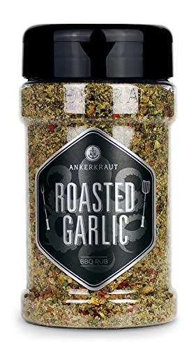 Ankerkraut Roasted Garlic, 225g im Streuer, gerösteter Knoblauch, Steak-Finisher auch für Kartoffel und Gemüse, Mischung Würzender Zutaten in Premium-Qualität Ankerkraut Roasted Garlic, 225g im Streuer, gerösteter Knoblauch, Steak-Finisher auch für Kartoffel und Gemüse, Mischung Würzender Zutaten in Premium-Qualität von Ankerkraut