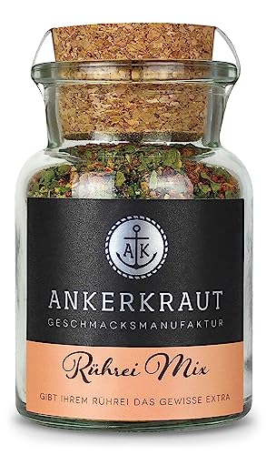 Ankerkraut Rührei Gewürz, für Omelette und Rührei, auch für Veganer und Vegetarier, zuckerfrei, 80 g im Korkenglas von Ankerkraut