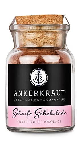Ankerkraut Scharfe Schokolade, veganes kakaohaltiges Getränkepulver für heiße Schokolade, Trinkschokolade, 125g im Korkenglas Ankerkraut Scharfe Schokolade, veganes kakaohaltiges Getränkepulver für heiße Schokolade, Trinkschokolade, 125g im Korkenglas von Ankerkraut