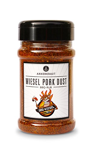 Ankerkraut Wiesel Pork Dust, Rub Gewürzmischung zum Grillen von Fleisch und Gemüse 200g im Streuer Ankerkraut Wiesel Pork Dust, Rub Gewürzmischung zum Grillen von Fleisch und Gemüse 200g im Streuer von Ankerkraut