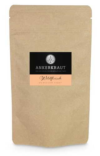 Ankerkraut Wildfleisch, BBQ-Rub für Wild, für den Backofen, Grill, Smoker und Dutch Oven, 200 g im Beutel, Fleisch Gewürz Aroma der Extraklasse, Geschenk-Idee Ankerkraut Wildfleisch, BBQ-Rub für Wild, für den Backofen, Grill, Smoker und Dutch Oven, 200 g im Beutel, Fleisch Gewürz Aroma der Extraklasse, Geschenk-Idee von Ankerkraut