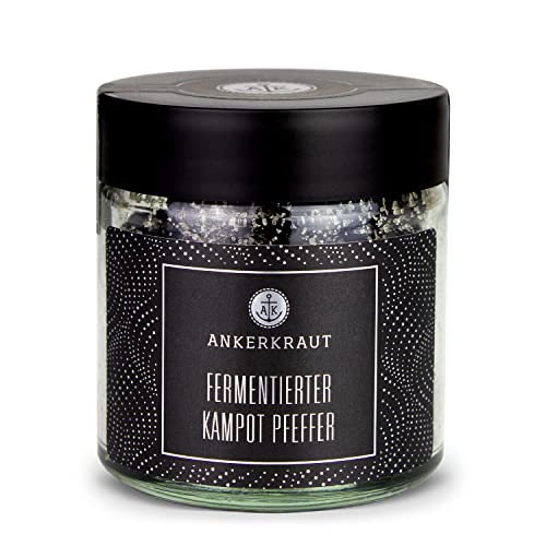 Ankerkraut fermentierter Kampot Pfeffer, Topper für Salat und Steak, 45g im Tiegel Ankerkraut fermentierter Kampot Pfeffer, Topper für Salat und Steak, 45g im Tiegel von Ankerkraut