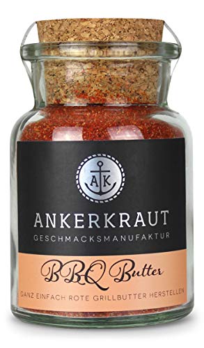 Ankerkraut BBQ Butter, Mischung würzender Zutaten für Butter, Brot, Grillen, Grill-Gewürz, 100 g im Korkenglas Ankerkraut BBQ Butter, Mischung würzender Zutaten für Butter, Brot, Grillen, Grill-Gewürz, 100 g im Korkenglas von Ankerkraut