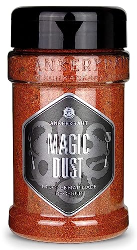 Ankerkraut Magic Dust, BBQ-Rub, Marinade für Fleisch, Gewürzmischung zum Grillen, 230g im Streuer von Ankerkraut