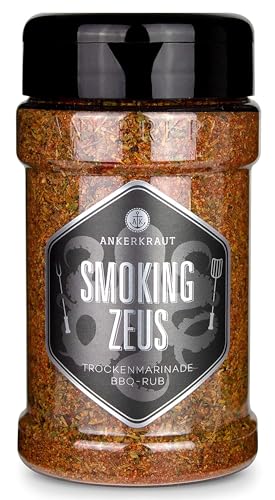 Ankerkraut Smoking Zeus, Gewürzmischung zum Grillen und Zubereiten von Gyros und Schweinefleisch, 200g im Streuer von Ankerkraut