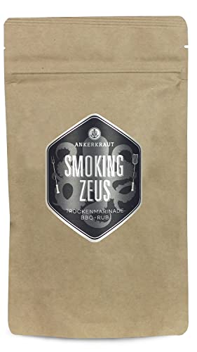 Ankerkraut Smoking Zeus, BBQ Gewürzmischung zum Grillen und Zubereiten von Gyros und Schweinefleisch, 250g im Beutel von Ankerkraut