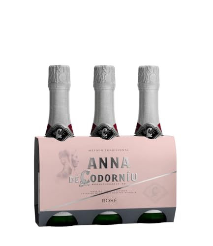 Anna de Codorníu Rosé - Cava Rosado Brut, Pinot Noir - Tripack 3 Miniflaschen 20cl Anna de Codorníu Rosé - Cava Rosado Brut, Pinot Noir - Tripack 3 Miniflaschen 20cl von Anna de Codorniu