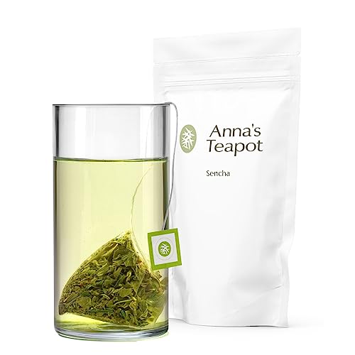 Anna's Teapot Sencha Grüntee Bio Beutel - Bio Japanischer Grüner Tee 20 Pyramidenbeutel in einer wiederverschließbaren Hülle Anna's Teapot Sencha Grüntee Bio Beutel - Bio Japanischer Grüner Tee 20 Pyramidenbeutel in einer wiederverschließbaren Hülle von Anna's Teapot