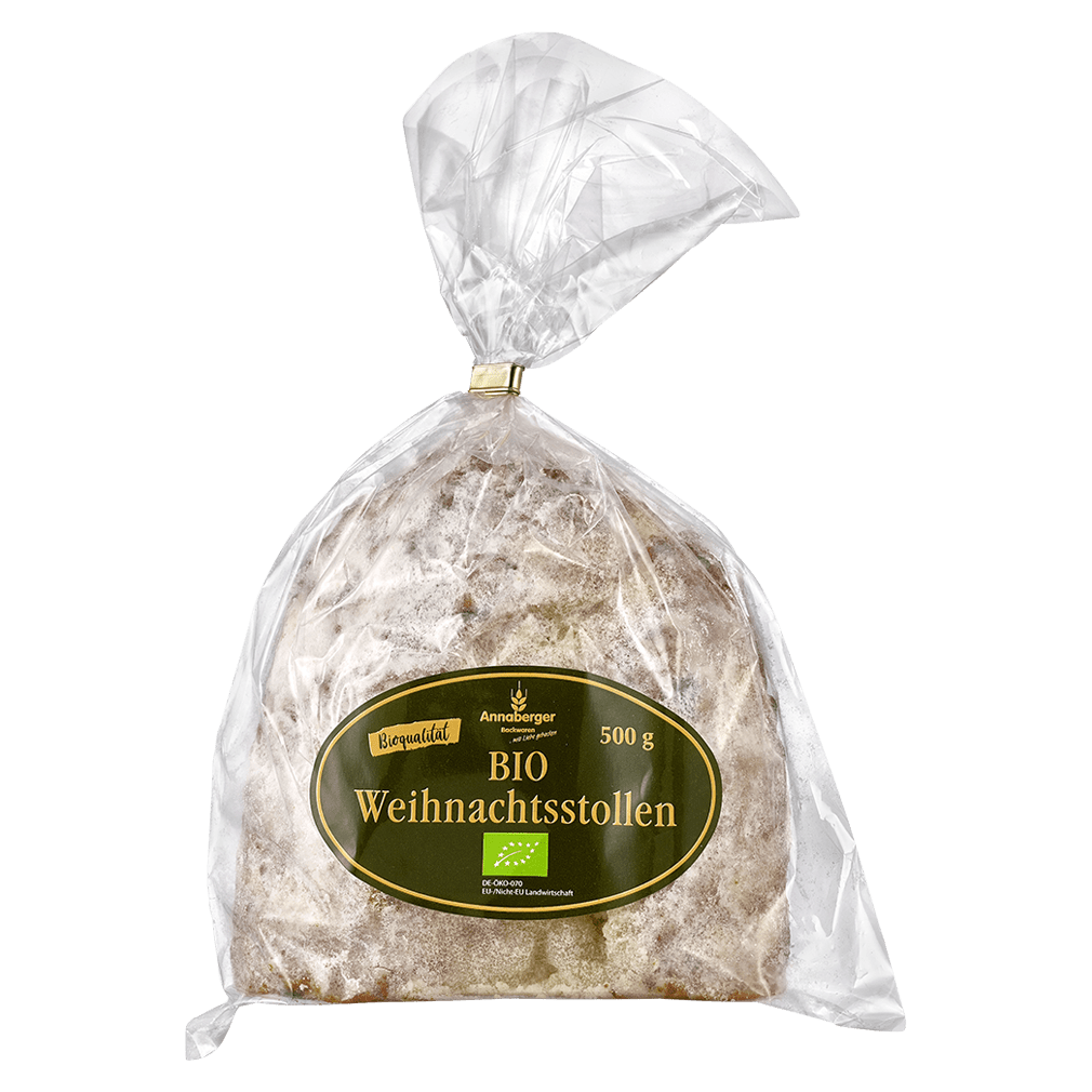 Bio Weihnachtsstollen MHD 31.01.2025 Bio Weihnachtsstollen MHD 31.01.2025 von Annaberger