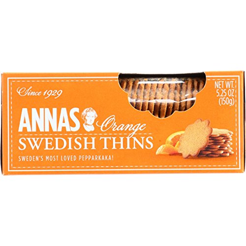 Annas Pepparkakor - Original - Orange Thins - 5.25 oz - case of 12 by Anna's von Anna's