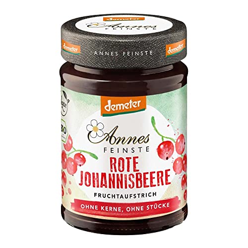 ANNES FEINSTE Fruchtaufstrich ohne Kerne & Stücke, Johannisbeere, 200g (1 x 200g) von Annes Feinste