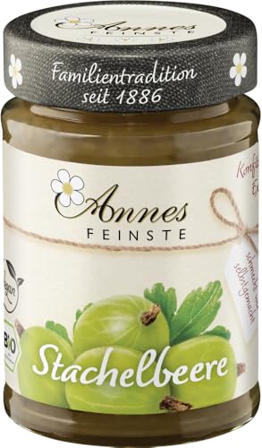 Annes Feinste Bio Stachelbeer Konfitüre extra (1 x 225 gr) von Annes Feinste