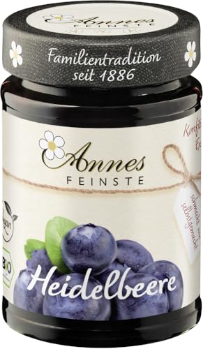 Annes Feinste Bio Heidelbeer Konfitüre extra (6 x 225 gr) von Annes Feinste