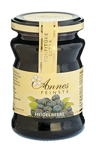 Annes Feinste Bio Heidelbeer Konfitüre extra (1 x 225 gr) von Annes Feinste