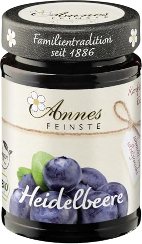 Bio Heidelbeer Konfitüre extra 2 x 225 gr von Annes Feinste