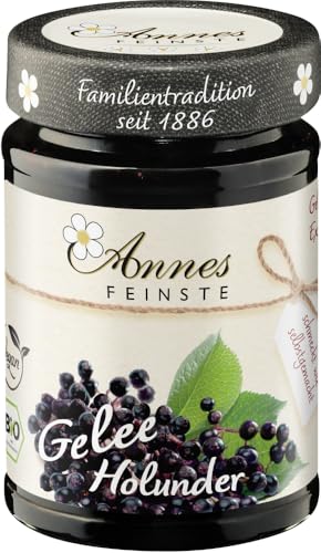 Annes Feinste Bio Holunderbeer Gelee extra (2 x 225 gr) von Annes Feinste