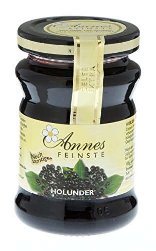 Annes Feinste Holunderbeeren-Fruchtgelee extra aus Bayern (225 g) - Bio von Annes Feinste