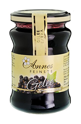 Annes Feinste Schwarze-Johannisbeeren-Fruchtgelee extra aus Bayern (225 g) - Bio von Annes Feinste