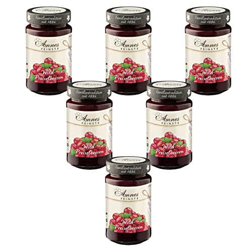 Annes Feinste - Wildpreiselbeeren Auslese bio - 0,25 kg - 6er Pack von Annes Feinste