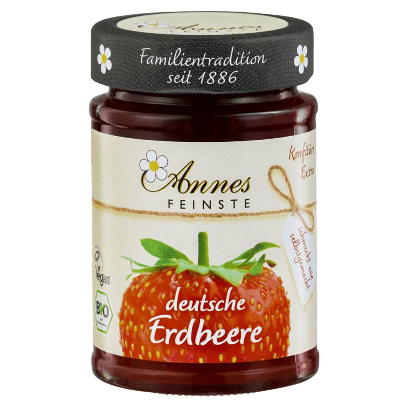 Bio Erdbeer Konfitüre extra von Annes Feinste