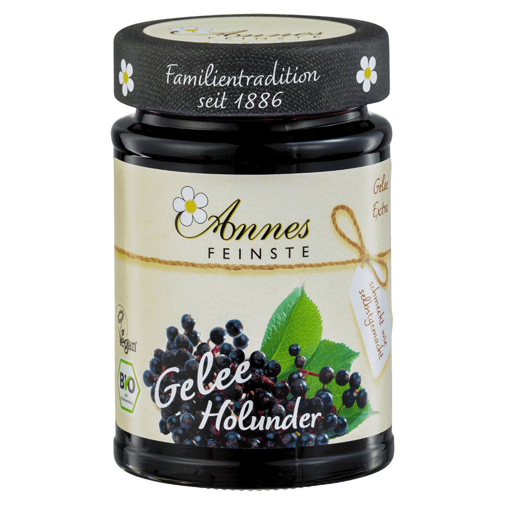 Bio Holunderbeer Gelee Bio Holunderbeer Gelee von Annes Feinste