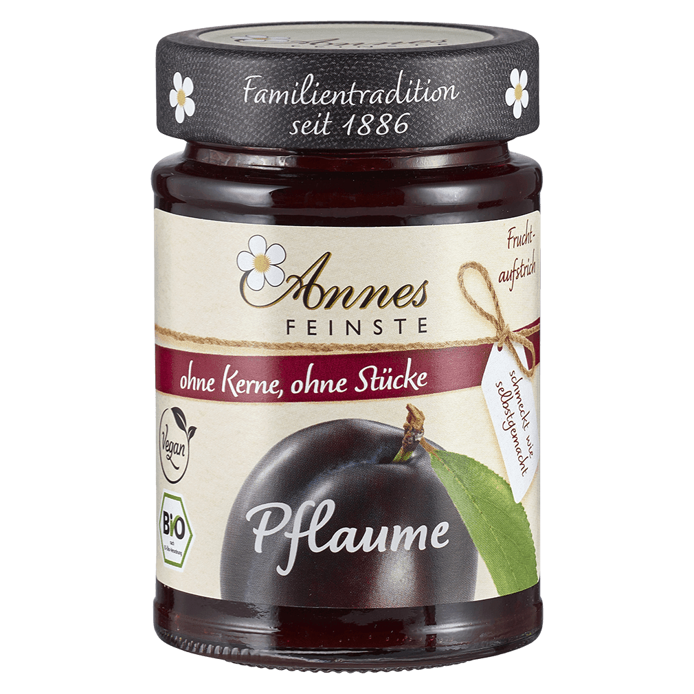 Bio Pflaume Fruchtaufstrich Bio Pflaume Fruchtaufstrich von Annes Feinste