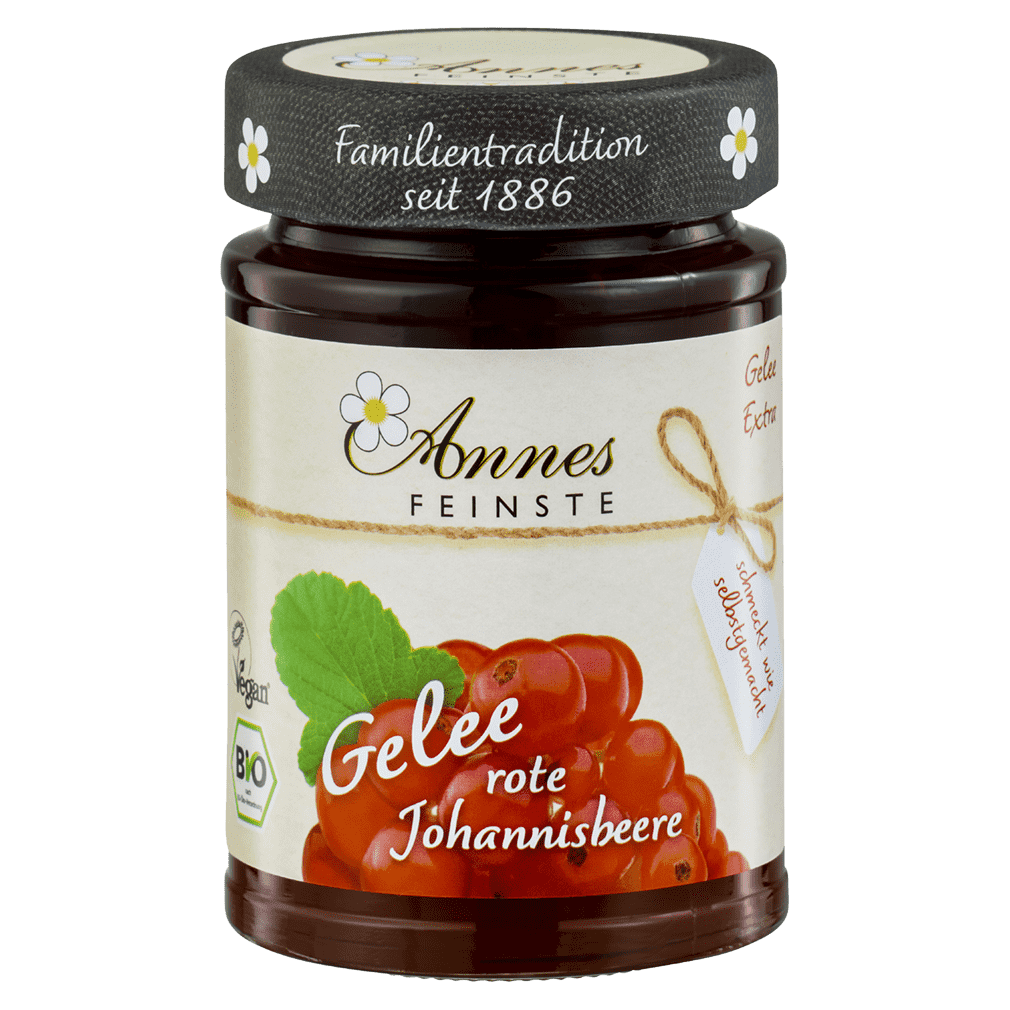 Bio Rote Johannisbeer Gelee Bio Rote Johannisbeer Gelee von Annes Feinste