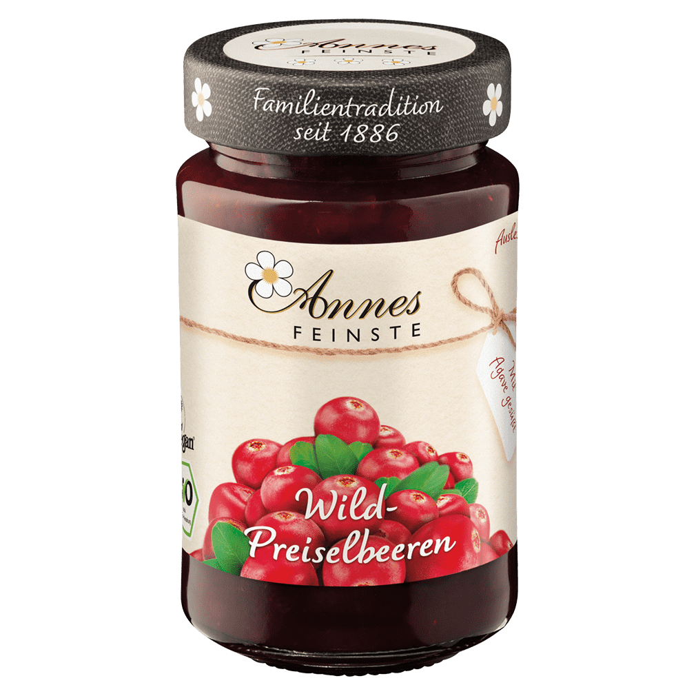 Bio Wildpreiselbeeren Auslese Bio Wildpreiselbeeren Auslese von Annes Feinste
