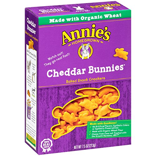 Annie's - Häschen-All-Natürlicher gebackener Imbiss-Cracker-Cheddarkäse - 7.5 Unze. Annie's - Häschen-All-Natürlicher gebackener Imbiss-Cracker-Cheddarkäse - 7.5 Unze. von Annie's Homegrown