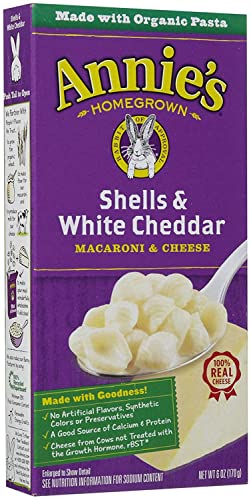 Annie's - Makkaroni-u. Käse-Oberteile u. weißer Cheddarkäse - 6 Unze. Annie's - Makkaroni-u. Käse-Oberteile u. weißer Cheddarkäse - 6 Unze. von Annie's Homegrown