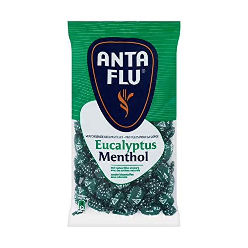 Halspastillen | Anta Flu | Nährendes Halspastillen-Eukalyptus-Menthol | Gesamtgewicht 300 Gramm Halspastillen | Anta Flu | Nährendes Halspastillen-Eukalyptus-Menthol | Gesamtgewicht 300 Gramm von Anta Flu