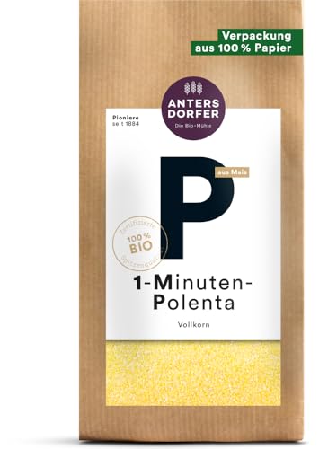 Antersdorfer - Die Bio-Mühle Bio 1-Minuten-Polenta Vollkorn (1 x 500 gr) von Antersdorfer - Die Bio-Müh