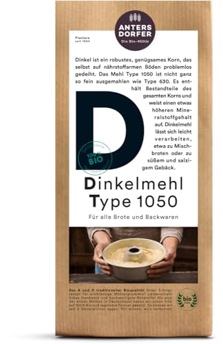 Antersdorfer - Die Bio-Mühle Bio Dinkelmehl Type 1050 (1 x 1 kg) von Antersdorfer - Die Bio-Müh