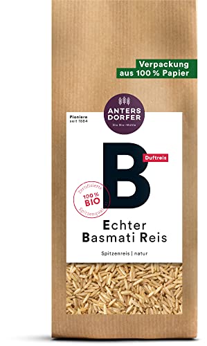 Antersdorfer - Die Bio-Mühle Bio Echter Basmati Reis natur (1 x 500 gr) von Antersdorfer - Die Bio-Müh