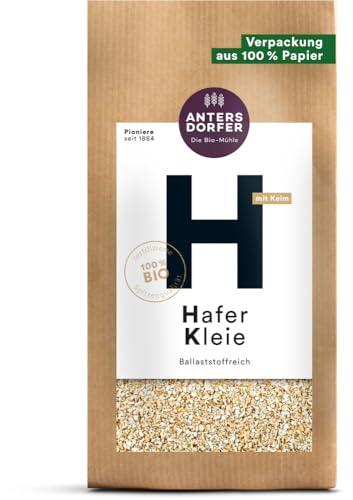 Antersdorfer - Die Bio-Mühle Bio Hafer Kleie mit Keim (1 x 500 gr) von Antersdorfer - Die Bio-Müh