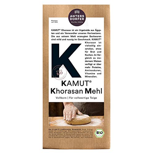 Antersdorfer - Die Bio-Mühle Bio KAMUT Khorasan Mehl Vollkorn (1 x 1 kg) von Antersdorfer