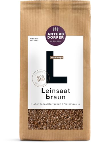 Antersdorfer - Die Bio-Mühle Bio Leinsaat braun aus Europa (1 x 500 gr) von Antersdorfer - Die Bio-Müh