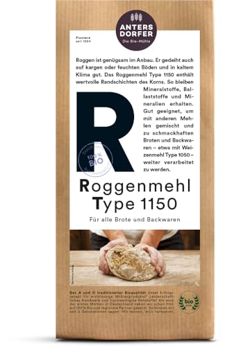 Antersdorfer - Die Bio-Mühle Bio Roggenmehl Type 1150 (1 x 1 kg) von Antersdorfer - Die Bio-Müh