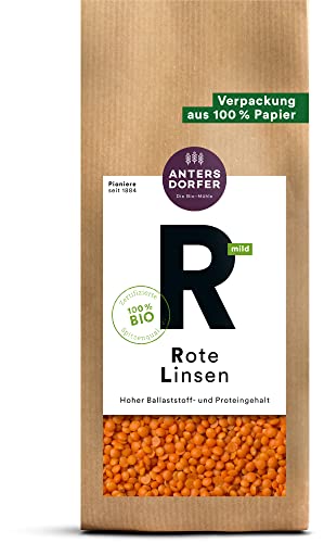 Antersdorfer - Die Bio-Mühle Bio Rote Linsen (1 x 500 gr) von Antersdorfer - Die Bio-Müh